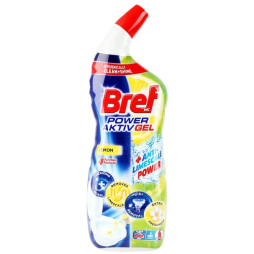 Засіб для чищення унітазу Lemon Power Aktiv Gel Bref, 700 мл